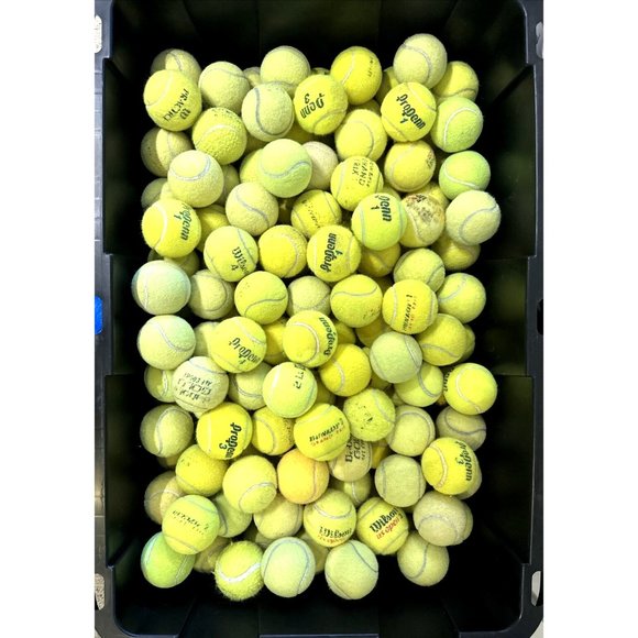 25 Used Tennis Balls Great for Dogs These Make Great Dog Toys  SAME DAY SHIPPING - Picture 3 of 6